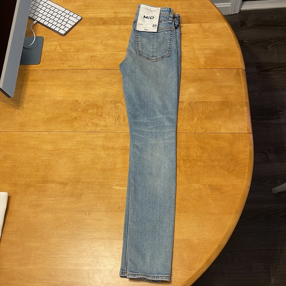 New with tags rag and bone mid rise skinny jeans. - Picture 2 of 5